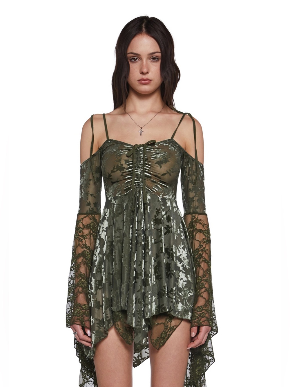 Dolls Kill / Current Mood F Is For Fairies Handkerchief Dress (DEADSTOCK)